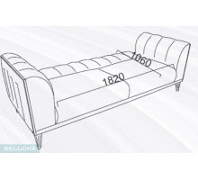 Трехместный диван-кровать Гравита (Gravita) GRAV-02 Беллона