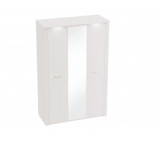 Трехстворчатый шкаф гардероб для спальни Элана, цвет Бодега белая