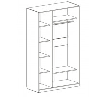 Трехдверный шкаф для одежды Николь