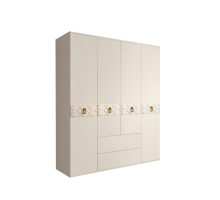 Четырехстворчатый шкаф для одежды с ящиками Богемия Фарфале (Bogemia Farfalle) БМШ2/41 (Fа)