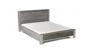 Кровать Люкс 1600, Денвер Риббек серый